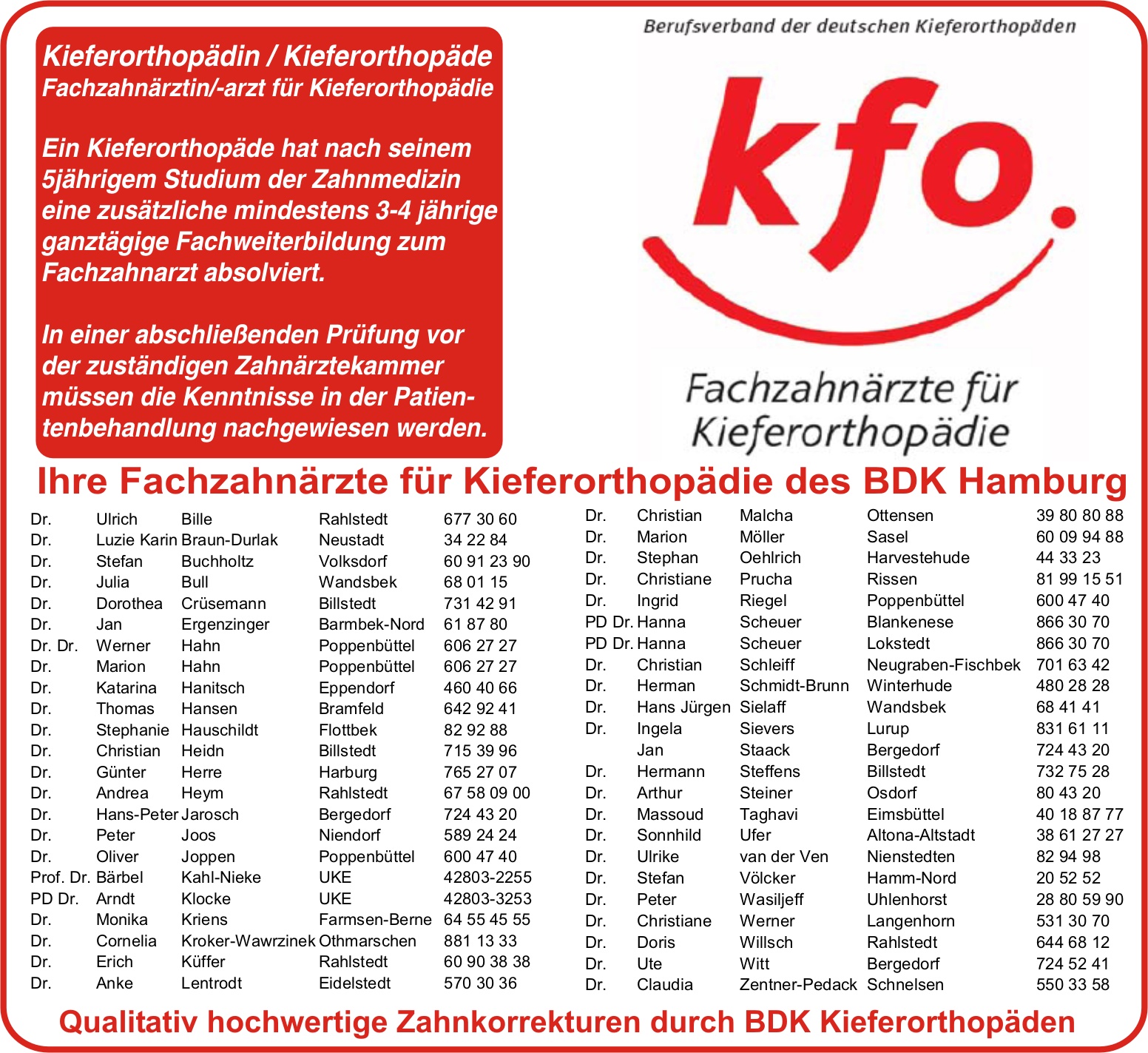 Anzeige Abendblatt